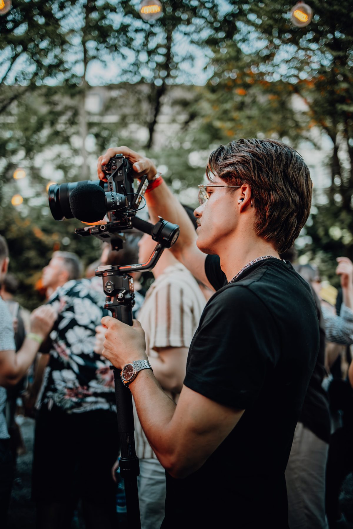 Marlon Steiner filming